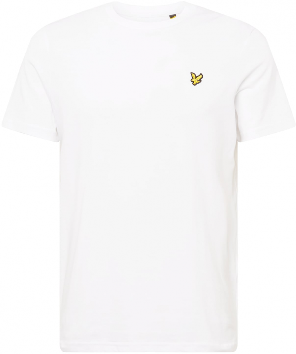 Lyle & Scott Tričko  zlatá žltá / čierna / biela