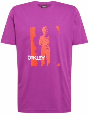 OAKLEY Funkčné tričko 'JONNY'  fialová / oranžová / biela