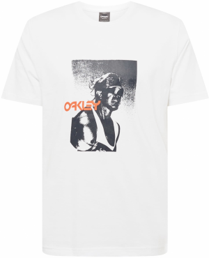 OAKLEY Funkčné tričko 'SCOTT TINLEY'  grafitová / oranžová / biela