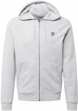 Lyle & Scott Tepláková bunda  zlatá žltá / svetlosivá / čierna