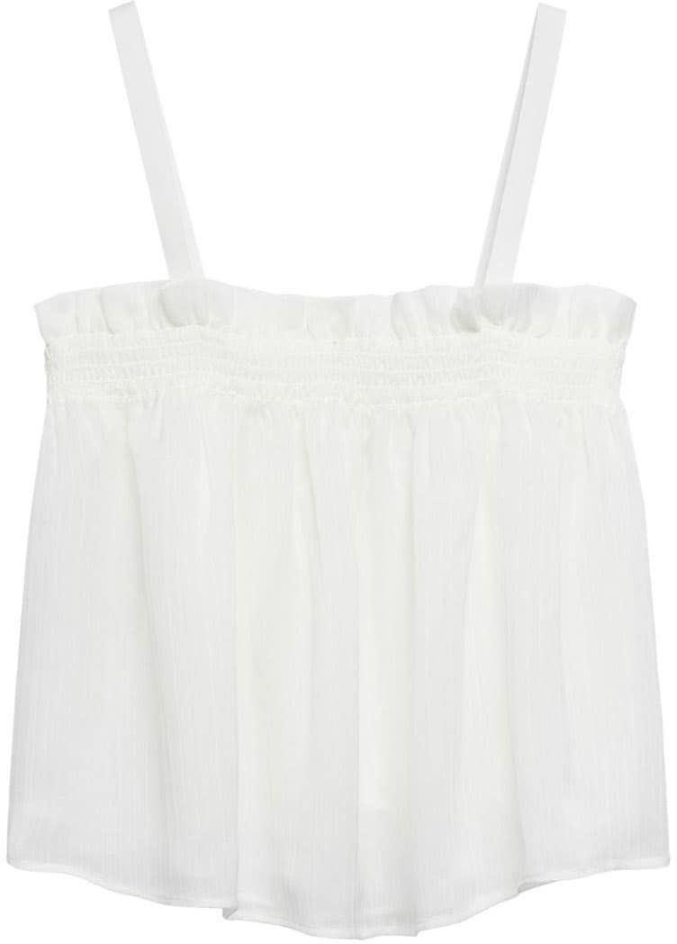 MANGO Top 'Lecce'  biela