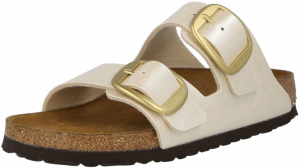 BIRKENSTOCK Šľapky 'Arizona'  zlatá / perlovo biela