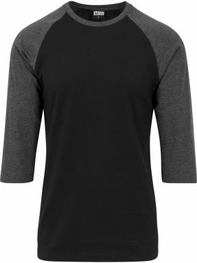 Urban Classics Tričko  tmavosivá / čierna