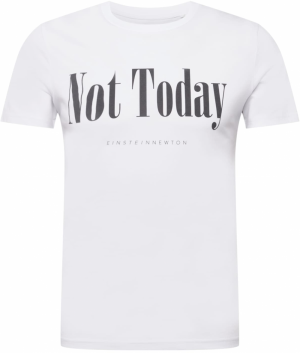 EINSTEIN & NEWTON Tričko 'Not Today'  čierna / biela