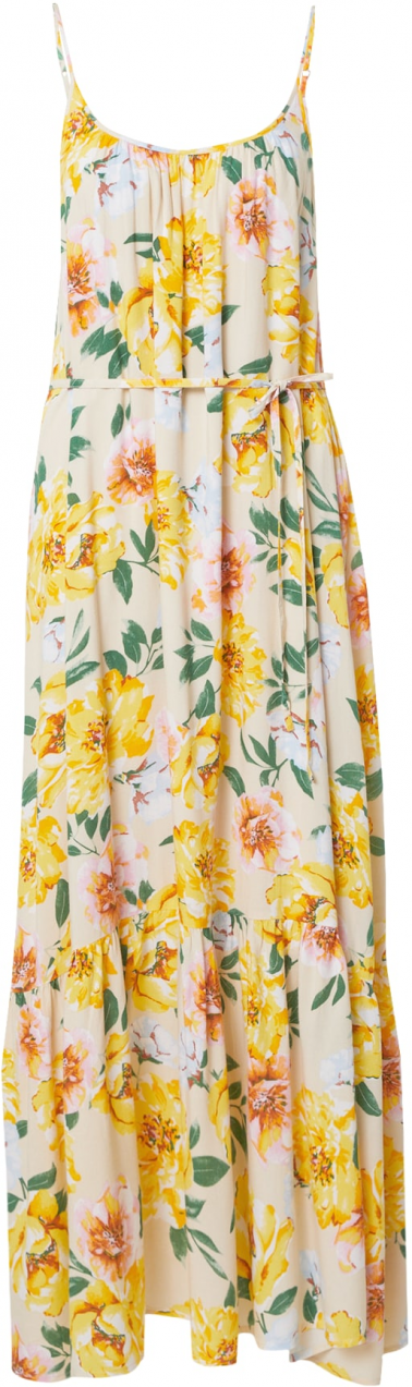 SISTERS POINT Letné šaty 'IRSA'  žltá / zmiešané farby