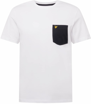 Lyle & Scott Tričko  žltá / čierna / biela