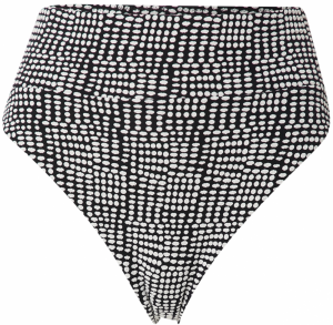 AERIE Bikinové nohavičky  čierna / biela
