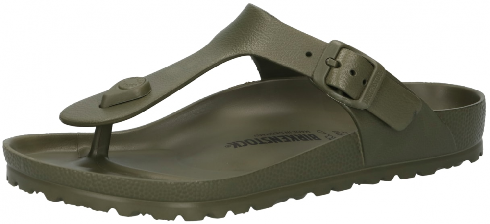 BIRKENSTOCK Žabky 'Gizeh'  kaki