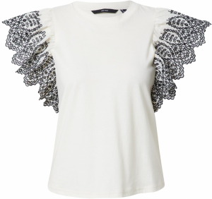 VERO MODA Top 'RACHEL'  čierna / biela