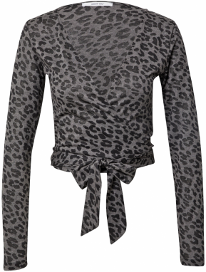 ABOUT YOU Tričko 'Luise'  antracitová / mätová