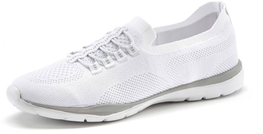 LASCANA Slip-on obuv  biela
