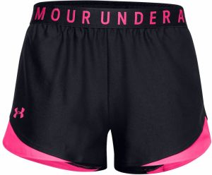 UNDER ARMOUR Športové nohavice 'Play Up'  tmavoružová / čierna