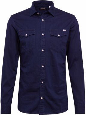 JACK & JONES Košeľa 'Sheridan'  opálová / tmavomodrá