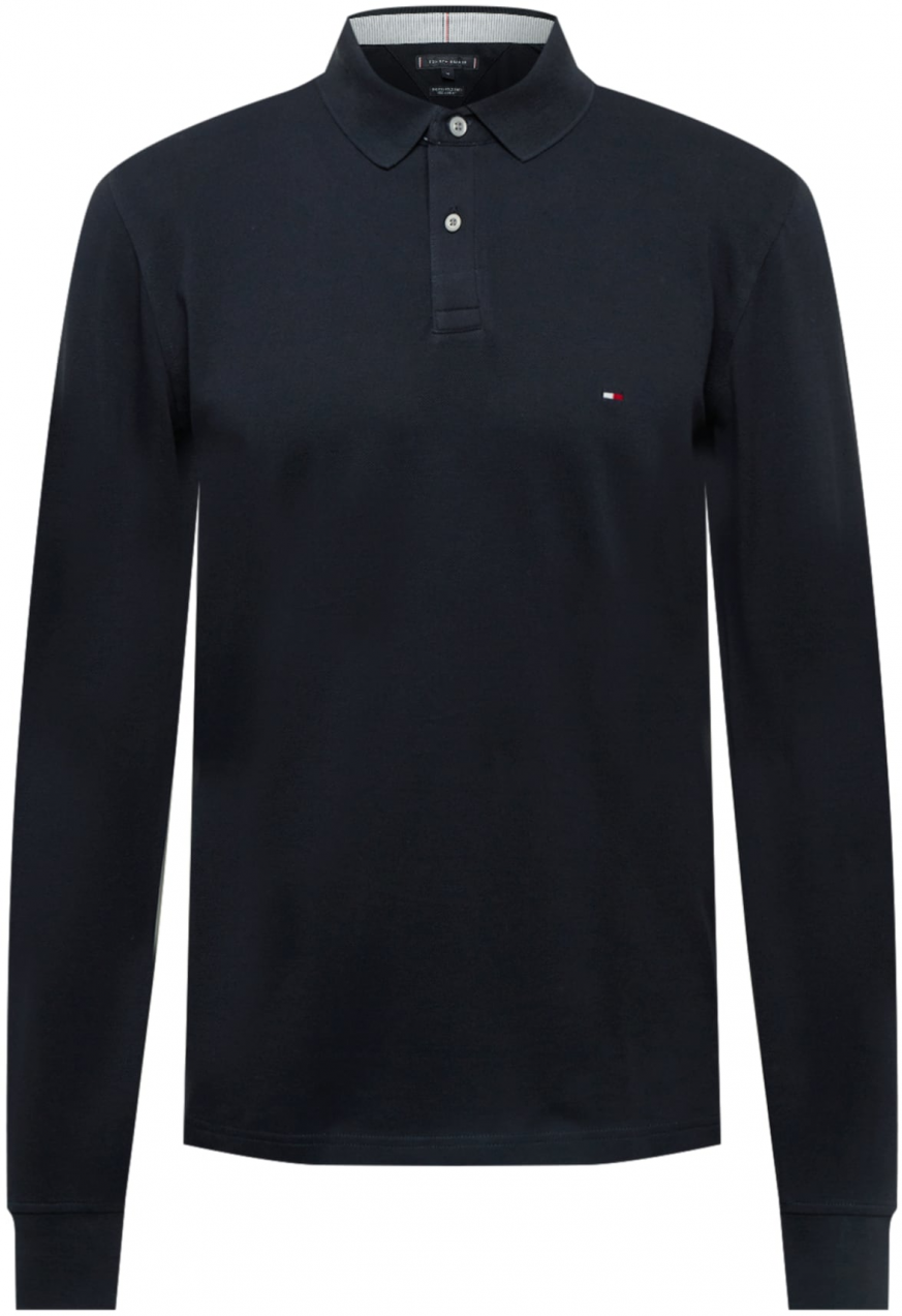 TOMMY HILFIGER Tričko  tmavomodrá / červená / biela