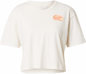 NU-IN Tričko  oranžová / čierna / šedobiela