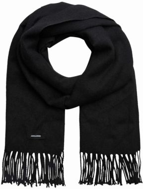 JACK & JONES Šál 'Solid'  čierna
