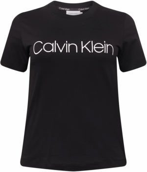 Calvin Klein Curve Tričko  čierna / biela