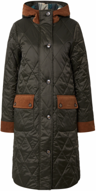 Barbour Prechodný kabát 'Mickley'  čokoládová / olivová