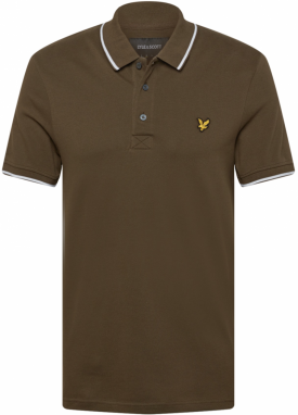 Lyle & Scott Tričko  zlatá / olivová / čierna / biela