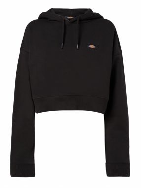 DICKIES Mikina 'OAKPORT'  oranžová / čierna / biela