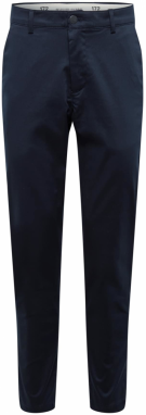 SELECTED HOMME Chino nohavice 'Repton'  námornícka modrá / šedobiela