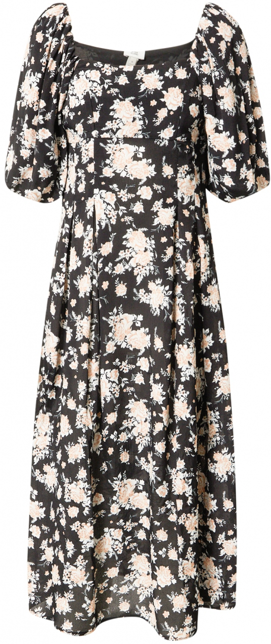 River Island Šaty  nebielená / piesková / tmavozelená / čierna