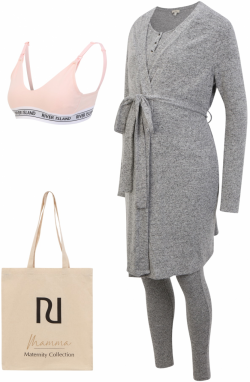 River Island Maternity Súpravy bielizne 'HOSPITAL BUNDLE'  svetlosivá