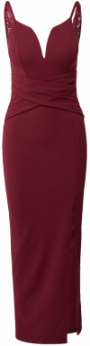 WAL G. Večerné šaty 'RAMIRA'  vínovo červená