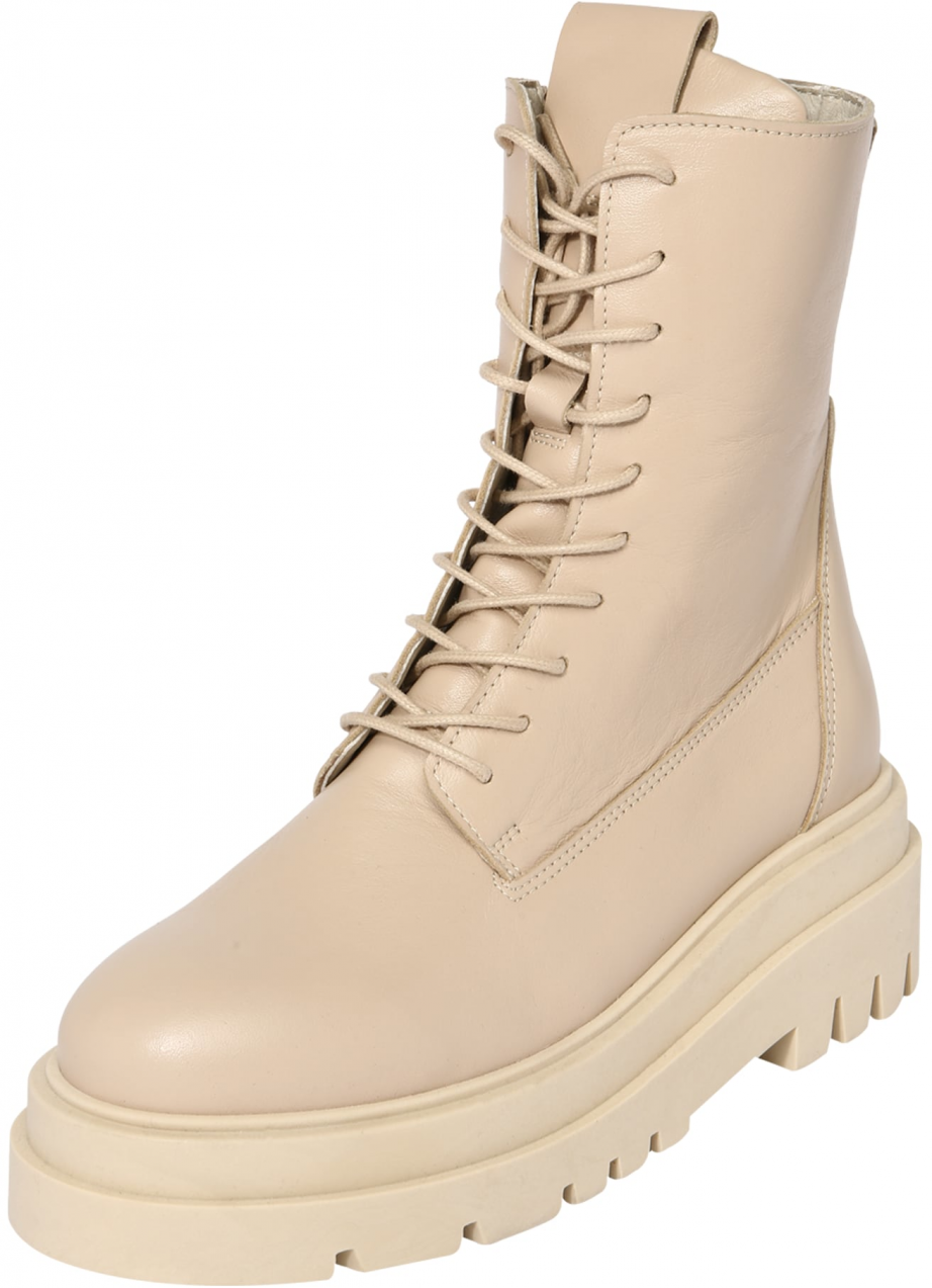 ABOUT YOU Šnurovacie členkové čižmy 'Tarja'  piesková