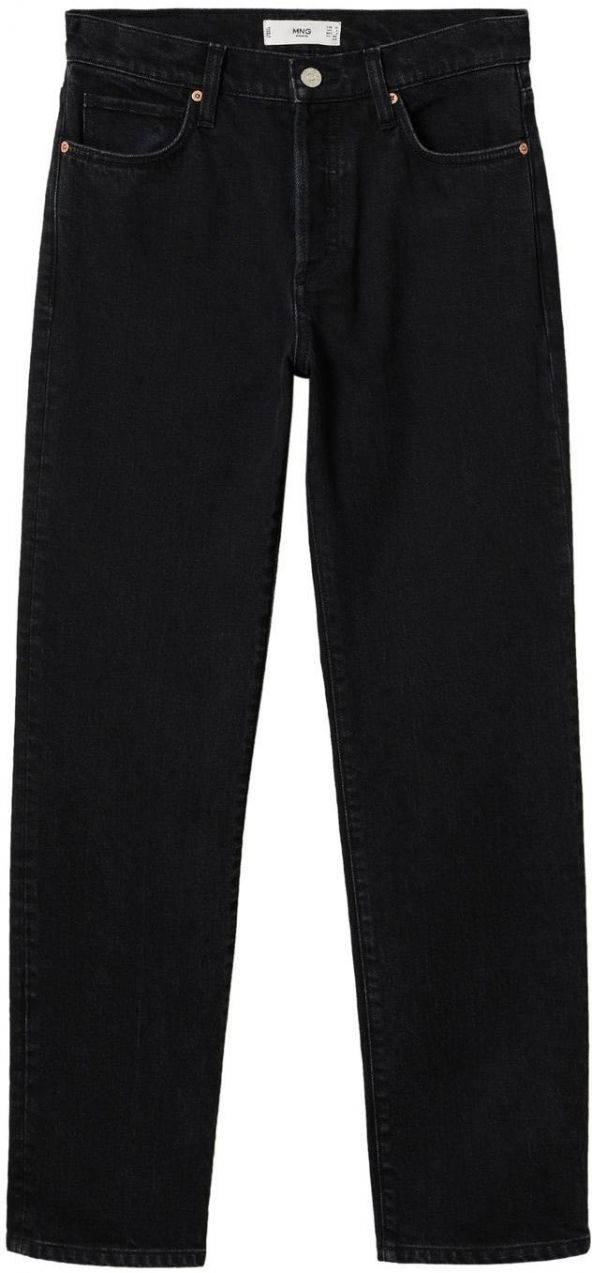 MANGO Džínsy 'Premium'  čierny denim