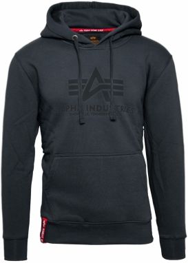 ALPHA INDUSTRIES Mikina  tmavosivá / čierna