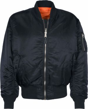 ALPHA INDUSTRIES Prechodná bunda  tmavomodrá / oranžová / červená / biela