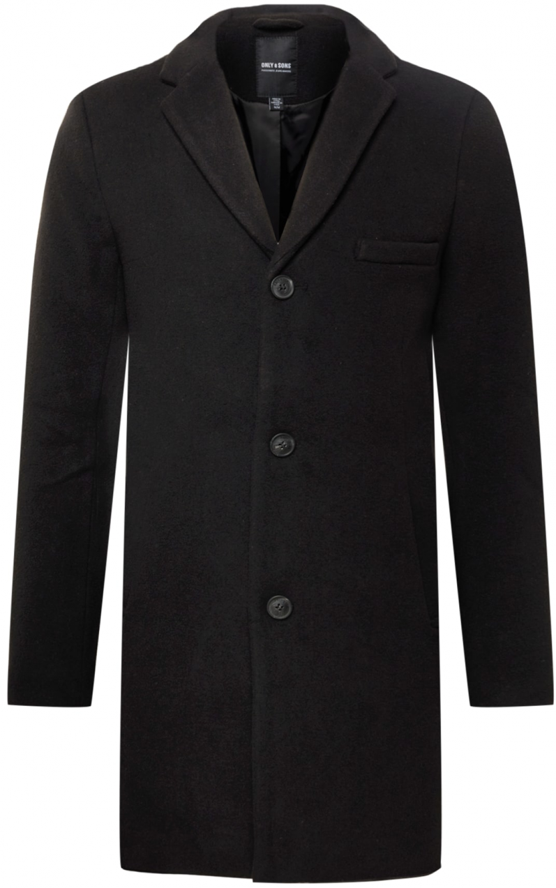 Only & Sons Prechodný kabát 'Jaylon'  čierna