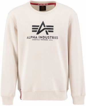 ALPHA INDUSTRIES Mikina  béžová / čierna