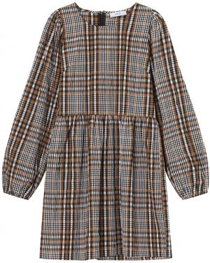 Envii Šaty 'Enbuttermilk'  hnedá / čierna / biela