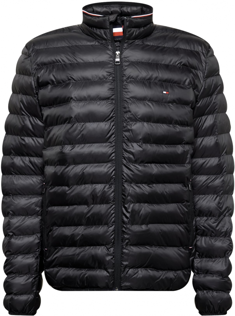 TOMMY HILFIGER Prechodná bunda  čierna