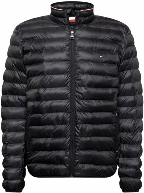 TOMMY HILFIGER Prechodná bunda  čierna