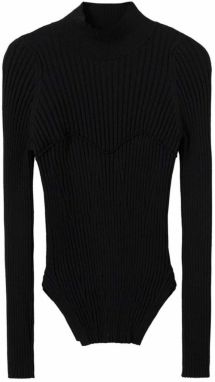 MANGO Sveter 'Nura'  čierna