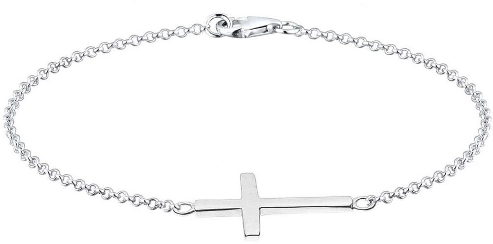 ELLI Náramok 'Kreuz'  strieborná