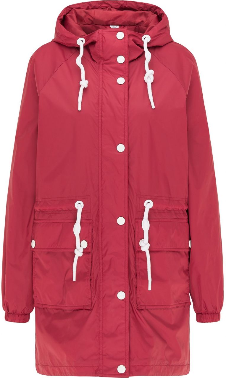 DreiMaster Maritim Prechodná parka  červená / biela