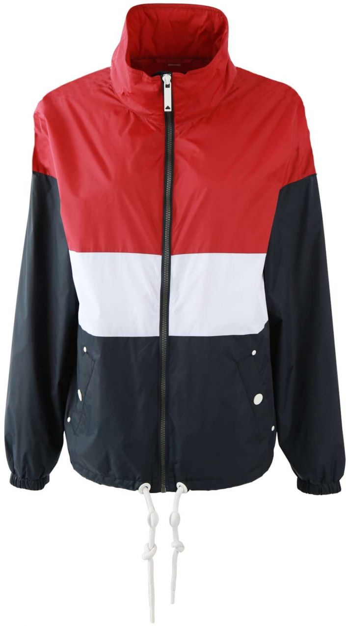 DreiMaster Maritim Prechodná bunda  tmavomodrá / červená / biela