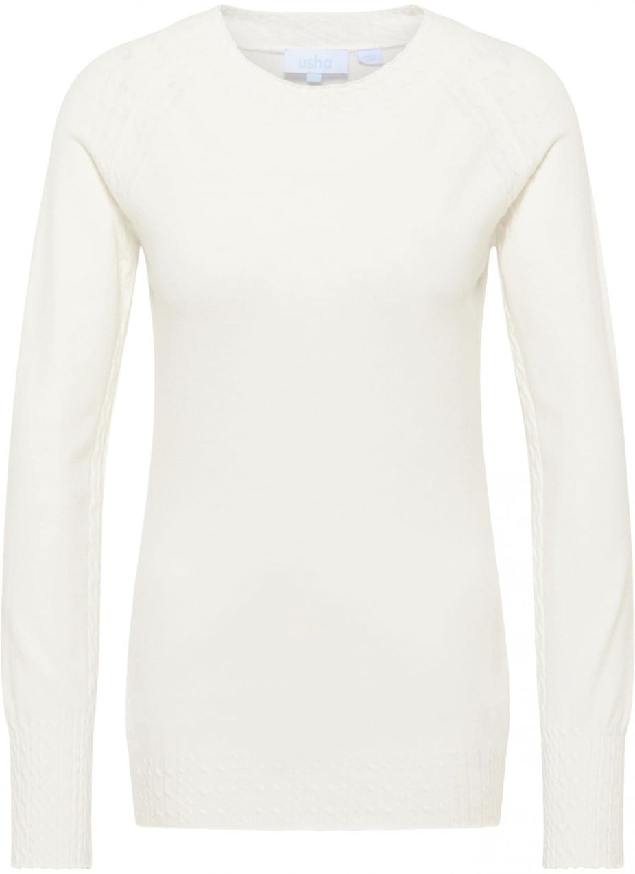 usha BLUE LABEL Sveter  biela ako vlna