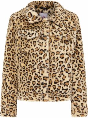 MYMO Zimná bunda  béžová / hnedá / čierna