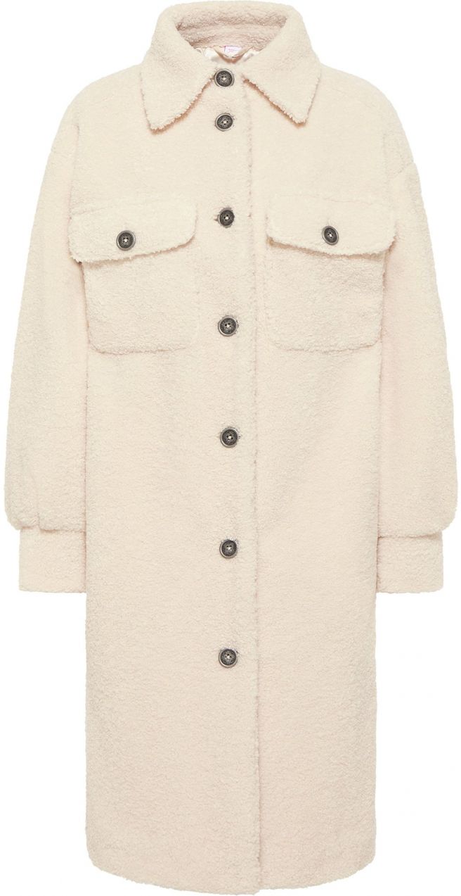 MYMO Prechodný kabát  biela ako vlna