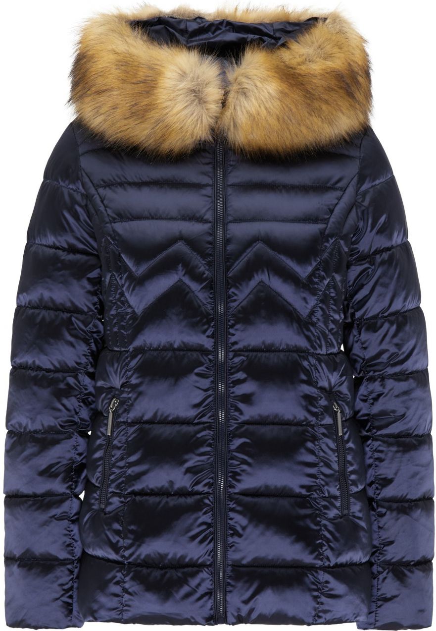 Usha Zimná bunda  námornícka modrá / svetlohnedá