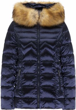 Usha Zimná bunda  námornícka modrá / svetlohnedá