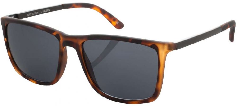 LE SPECS Slnečné okuliare 'Tweedledum'  tmavomodrá / karamelová
