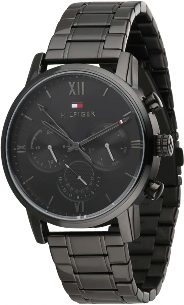 TOMMY HILFIGER Analógové hodinky  čierna