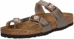 BIRKENSTOCK Žabky 'Mayari'  zlatá / tmavošedá
