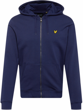 Lyle & Scott Tepláková bunda  námornícka modrá / žltá / čierna